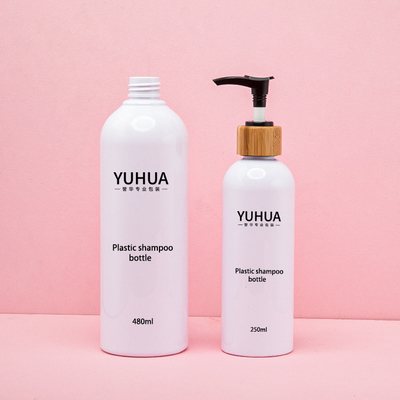 garrafas do empacotamento plástico de 250ml 480ml 500ml para o champô