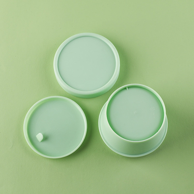 frascos do empacotamento 100g plástico com o recipiente plástico reciclado do ANIMAL DE ESTIMAÇÃO de Flip Cap tampão branco material