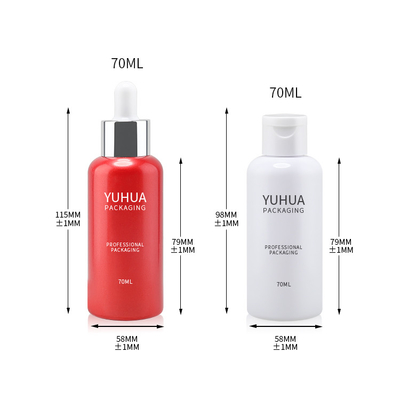 Garrafas de embalagem de plástico reciclado de tamanho pequeno de 70 ml com tampa flip Garrafa de gel para lavar as mãos para animais de estimação