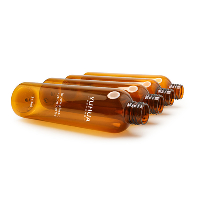 Garrafa PET 240 ml de plástico para xampu Frasco ecológico para loção corporal