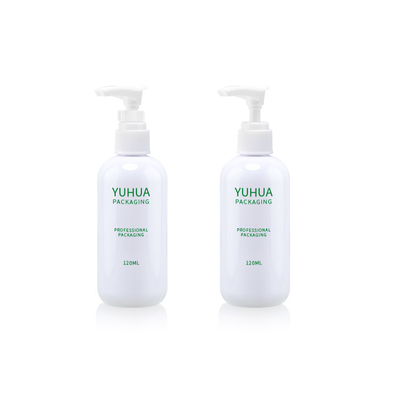 Empacotamento plástico do creme da loção da impressão de tela de seda da garrafa do conta-gotas do verde de 120ML 150ml