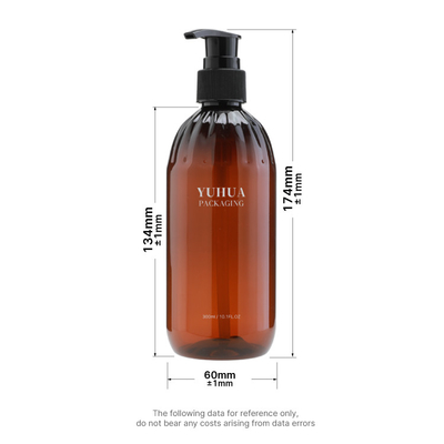 Skincare que empacota a garrafa plástica 300ml do pulverizador em volta da impressão da tela