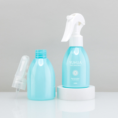 as garrafas plásticas luxuosas da beleza 120ml provocam a pérola azul preta 24/410 do pulverizador