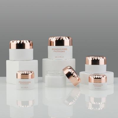 garrafas de empacotamento do vidro de 5g 10g 15g 20g 30g 50g com tampa personalizada