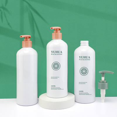 Garrafa geada cilindro do champô da loção do creme que empacota com bomba 550ml