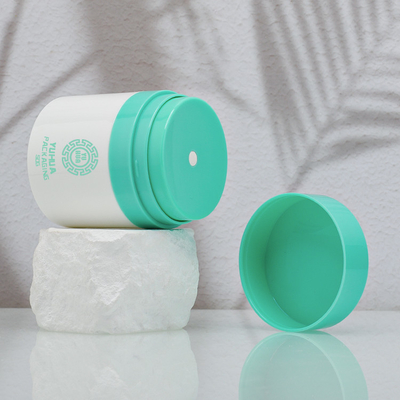 frasco de creme cosmético da bomba 50g mal ventilada COMO OS PP dão forma circularmente à cor personalizada