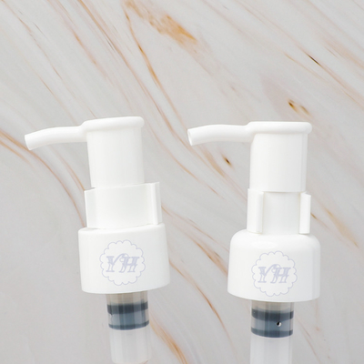 Garrafa de bomba de loção PETG de cilindro com logotipo personalizado para embalagens de cosméticos