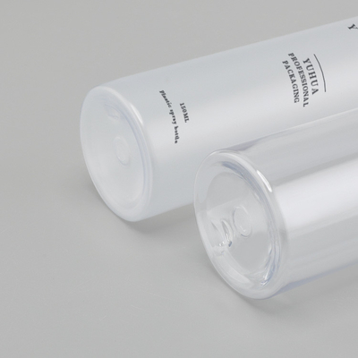 a garrafa vazia do pulverizador de 120ml 150ml geou garrafas finas transparentes do pulverizador da névoa para o tonalizador da composição