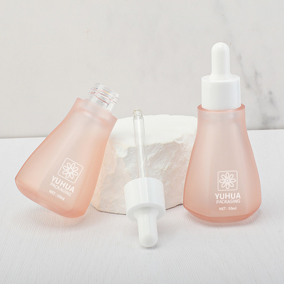 Garrafa personalizada do soro da loção de PETG que empacota o carimbo 50ml quente