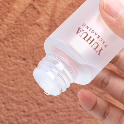 Garrafa cosmética plástica da loção do tonalizador 75ml do OEM que empacota para cuidados pessoais