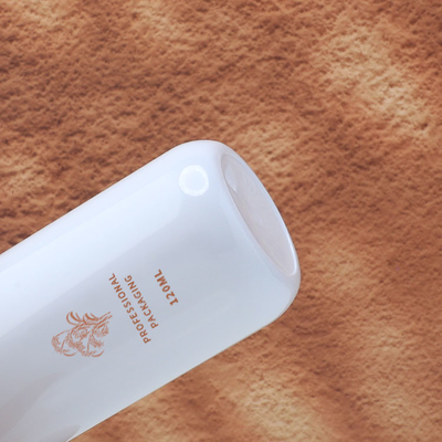 Botelha de PET Cosmético em cilindro Embalagem Botelha de loção de plástico vazia com tampa
