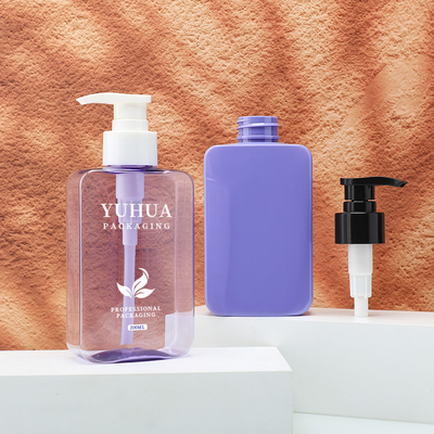 Bom preço. 200 ml de garrafa de tônico de plástico roxo com bomba de pressão para desinfetante de mãos on-line