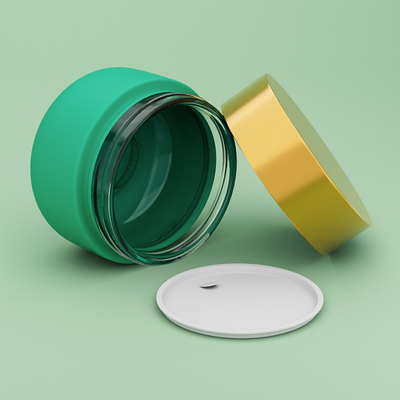 OEM ODM vidro de creme cosmético em branco com tampa