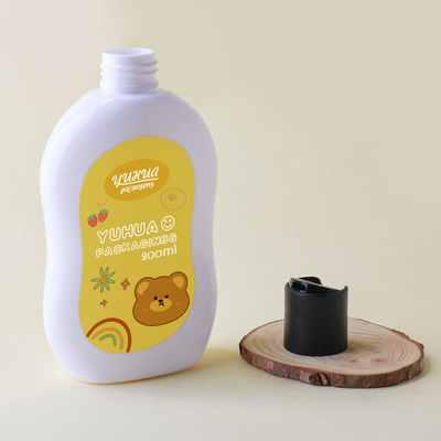 200 ml de frascos vazios de shampoo e condicionador de plástico de cor personalizada