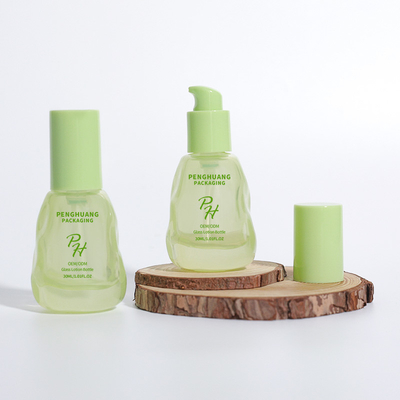 Logotipo personalizado 1 oz 30 ml embalagem de cuidados com a pele para loção e fundação de soro