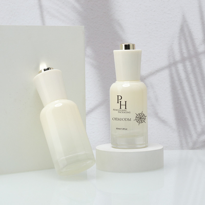 OEM ODM frasco de soro de óleo para cabelo com conta-gotas de vidro 30ml 1oz recipiente de embalagem cosmética
