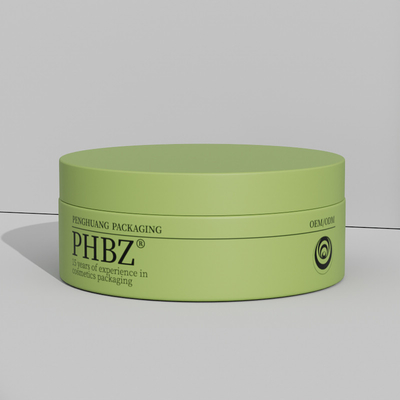 Logotipo personalizado 100G frascos de vidro para creme facial corpo esfregar máscara facial com tampa