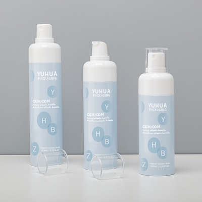 Botalhas de spray de névoa fina de plástico 100 ml 120 ml 150 ml Cosméticos recarregáveis Botalhas de spray de atomizador vazio