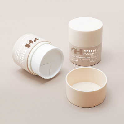 Eco-Friendly 50g Round Rotating Makeup Body Butter Container Creme Jar com tampa