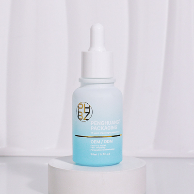 1 oz 30 ml de frascos de vidro com logotipo para óleo facial