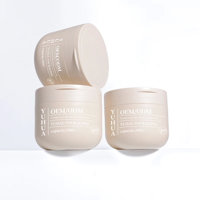 Garrafas de creme de plástico quadrados de PP ecológicos com tampa flip top