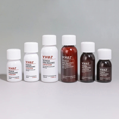 40 ml 60 ml 100 ml garrafa de plástico com tampa de parafuso personalizada para pílulas vitaminas e cápsulas