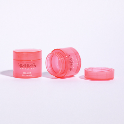 Frasco de creme para olhos vazio 5g 10g 15g Recipiente de plástico para bálsamo labial com tampa