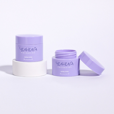 Frasco de creme para olhos vazio 5g 10g 15g Recipiente de plástico para bálsamo labial com tampa