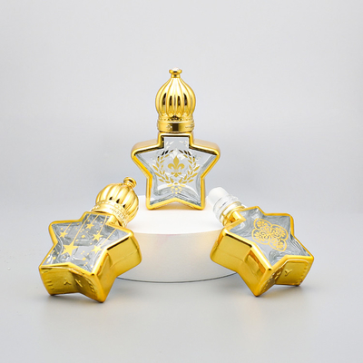 6ml 8ml 12ml Vidro Vazio Rolo Em Garrafa Luxury Cosmetic Packaging Container Perfumes Óleo Essencial Garrafa