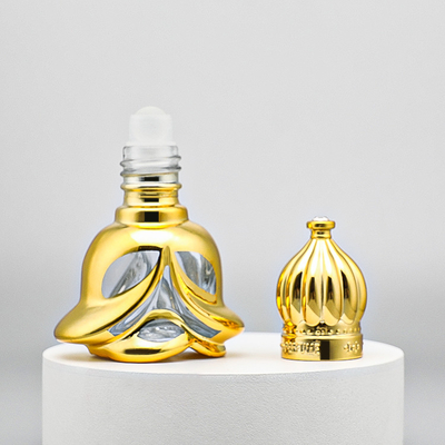 6ml 8ml 12ml Vidro Vazio Rolo Em Garrafa Luxury Cosmetic Packaging Container Perfumes Óleo Essencial Garrafa