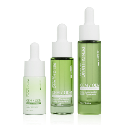 Garrafas de colher de sero para cuidados com a pele 5 ml 10 ml 15 ml Tamanho da amostra Garrafa de óleo para cabelo