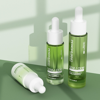 Garrafas de colher de sero para cuidados com a pele 5 ml 10 ml 15 ml Tamanho da amostra Garrafa de óleo para cabelo
