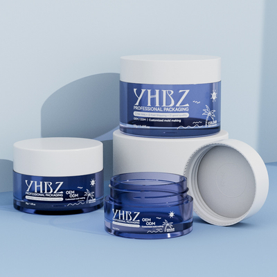 Grátis Pet jar manteiga do corpo Jar de creme de plástico para cuidados com a pele