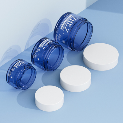 Grátis Pet jar manteiga do corpo Jar de creme de plástico para cuidados com a pele
