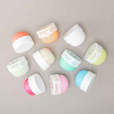 30 ml 50 ml Jar Cosmético de Plástico Eco Friendly Pp Body Butter Cream Jar With Flip Cap Jar