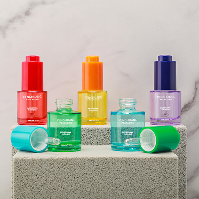 Embalagem de garrafa de vidro de óleo essencial de luxo de 20 ml