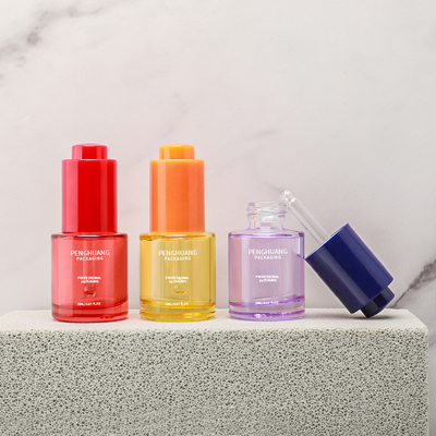 Embalagem de garrafa de vidro de óleo essencial de luxo de 20 ml