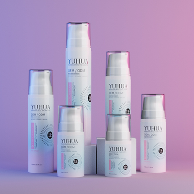 Frasco Redondo de Loção, Shampoo, Plástico, Frasco de Espuma para Limpeza Facial