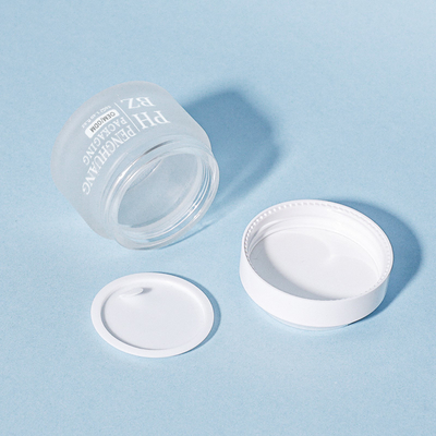 Potes de Vidro Creme 5-100g Embalagem para Cuidados com a Pele Recipiente de Vidro Pote Cosmético