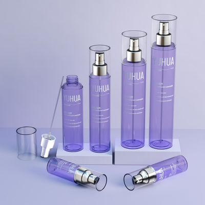 Premium Custom 40ml-300ml PET Plastic Mist Spray Bottle with Electroplated Surface and Fine Mist Sprayer for Cosmetic Use