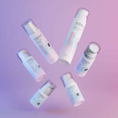 Custom Plastic 60-200ml PET Foam Dispenser Bottle for Facial Cleaning and Shower Gel Cosmetic Packaging