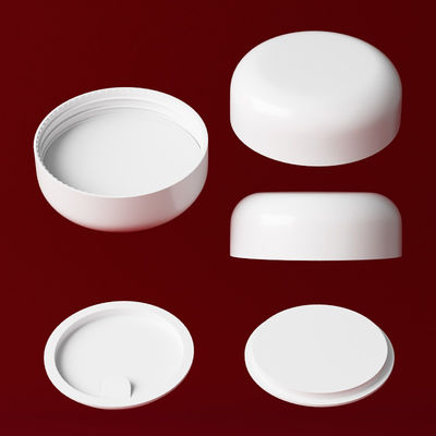 Pote de Creme de Vidro Branco/Transparente/Personalizado Perfeito para Sua Linha de Cuidados com a Pele de Luxo