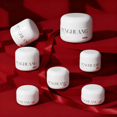 Pote de Creme de Vidro Branco/Transparente/Personalizado Perfeito para Sua Linha de Cuidados com a Pele de Luxo