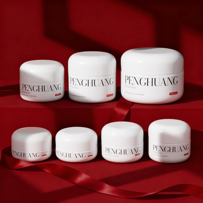 Potes de Vidro Cremosos Personalizados para Protetor Labial em Branco/Transparente/Personalizado com Logotipo Personalizado e Cor/Impressão Personalizada