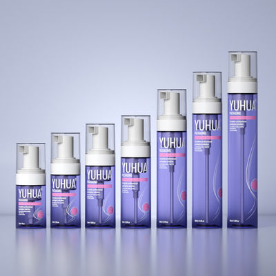 Foam Dispensing with Pump Cap on Customizable Foam Pump Bottle