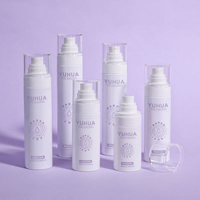 Frasco de spray de plástico com estampagem a quente Logotipo personalizado conforme sua necessidade Ideal para spray hidratante, spray de protetor solar, frasco de spray fixador de maquiagem