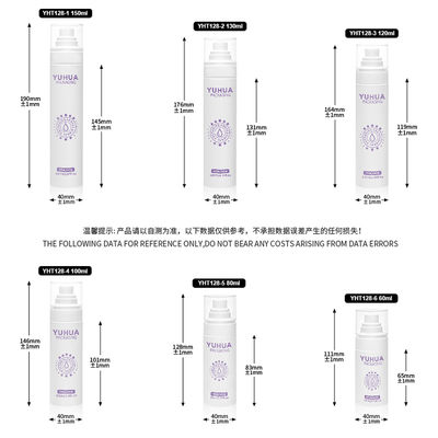 Frasco de spray de plástico com estampagem a quente Logotipo personalizado conforme sua necessidade Ideal para spray hidratante, spray de protetor solar, frasco de spray fixador de maquiagem