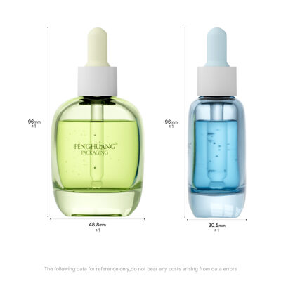 Garrafas de goteador de soro de vidro para cuidados com a pele e rosto ODM OEM Necessidades do cliente Adequado para varejo e profissional na indústria de beleza