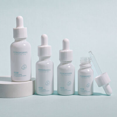 Logotipo Custom Round Serum Oil Bottle Design resistente a vazamentos adequado para óleos essenciais Cuidados da pele e embalagens cosméticas