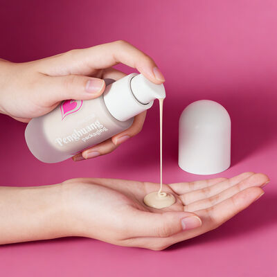 Bottles de 30ml de base líquida de tampa de bomba Logotipo personalizado Embalagem cosmética profissional para produtos de maquiagem líquida